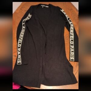 Karl Lagerfeld Long Cardigan Medium